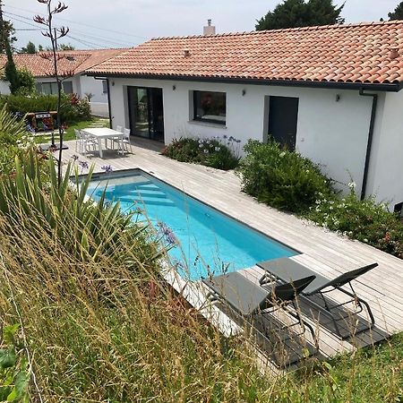 Villa Avec Piscine Privee, Vue Sur Mer Et Plage A Pied 800M Saint-Jean-de-Luz Ngoại thất bức ảnh