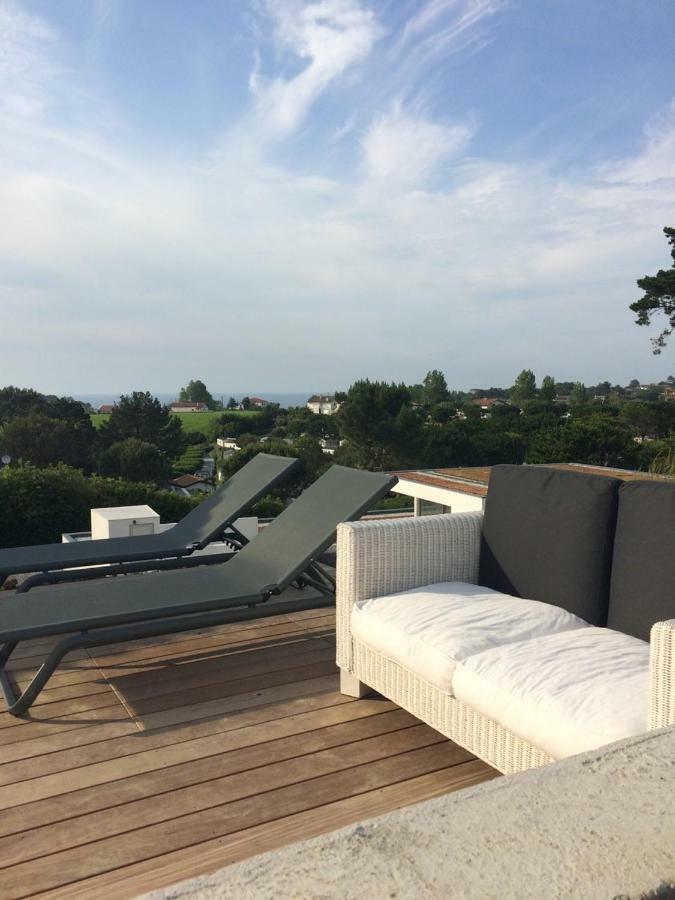 Villa Avec Piscine Privee, Vue Sur Mer Et Plage A Pied 800M Saint-Jean-de-Luz Ngoại thất bức ảnh